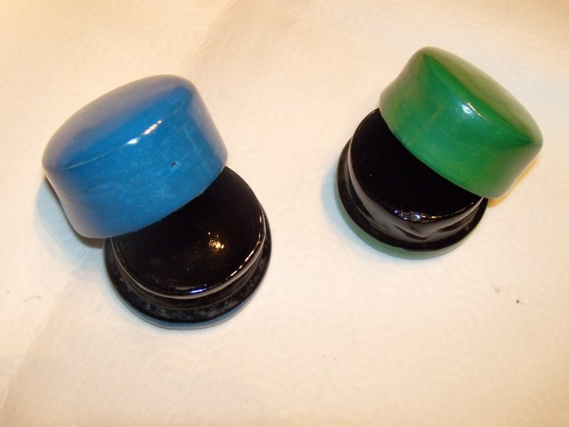Petite boite verte ou bleu Laquée