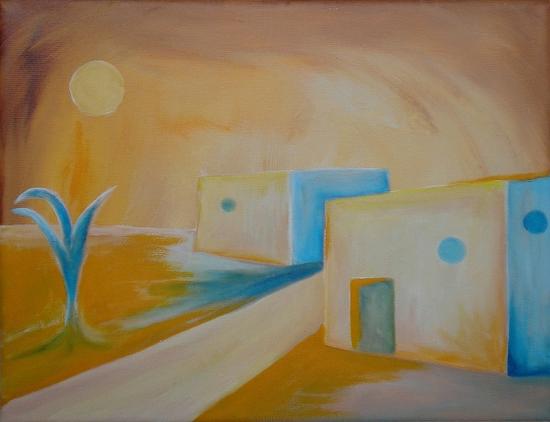 Soir 1, acrylique